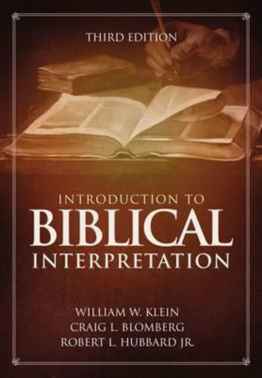 Picture of Introduction to Biblical Interpretation Hardcover