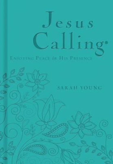 Picture of Jesus Calling 365 Devotional ( YoungS.) Deluxe Leatherlook Teal