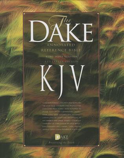 Picture of KJV Bible Dakes Easy To Read Bonded Leather Black by Dake