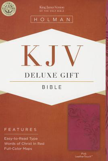 Picture of KJV Bible Deluxe Gift Leathertouch Pink