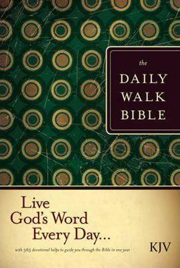 Picture of KJV Bible Devotional Daily Walk Hardcover