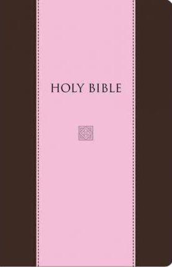 Picture of KJV Bible Devotional Flexisoft Chocolate Pink