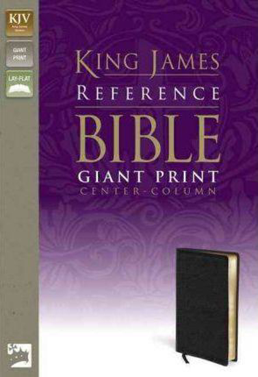 Picture of KJV Bible Reference Centre Column Giant Print Bonded Leather Black
