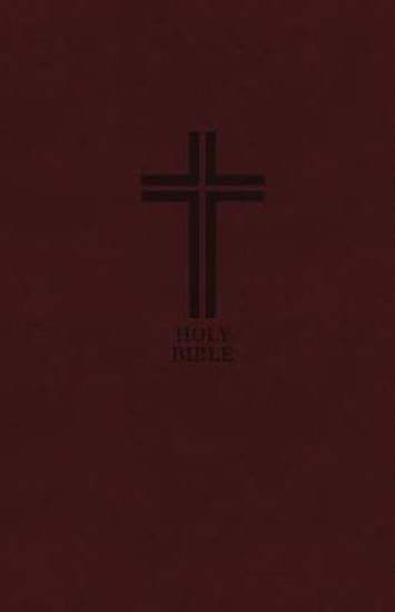 Picture of KJV Bible Reference Compact Large Print Imit Leather Burgundy