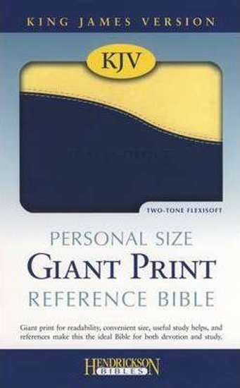 Picture of KJV Bible Reference Personal Giant Print Flexisoft Blueberry Lemon