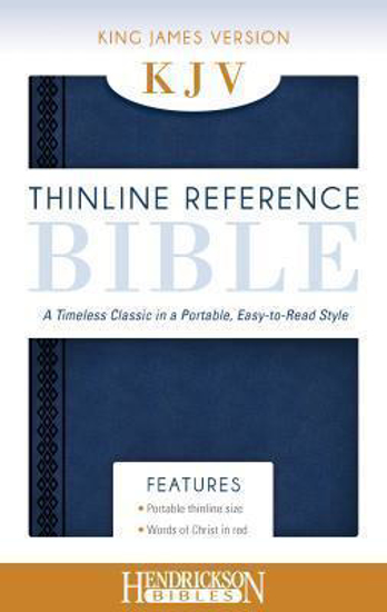 Picture of KJV Bible Reference Thinline Flexisoft Midnight Blue