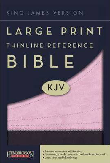 Picture of KJV Bible Refrence Thinline Large Print Flexisoft  Chocolate Pink