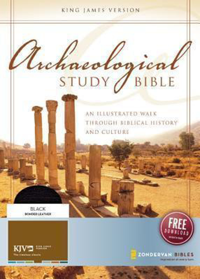 Picture of KJV Bible Study Archaeological Bonded Leather Black