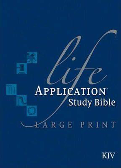 Picture of KJV Bible Study Life Application Large Print Hardcover