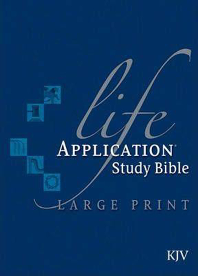 Picture of KJV Bible Study Life Application Large Print Hardcover