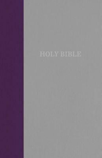 Picture of KJV Bible Thinline Cloth Over Board Purple Grey