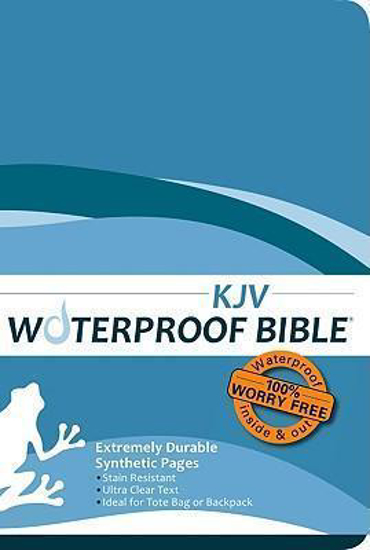 Picture of KJV Bible Waterproof Blue Wave