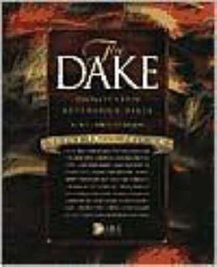 Picture of KJV Dake Bible Large Print Reference Leather Black
