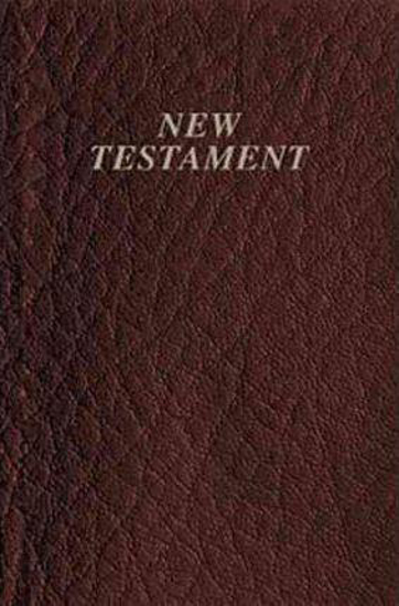 Picture of KJV New Testament Pocket Leatherflex Burgundy