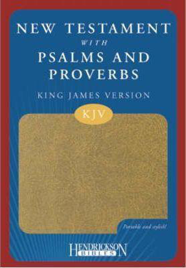 Picture of KJV New Testament with Psalms and Proverbs Flexisoft Tan