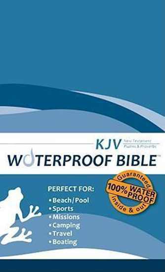 Picture of KJV New Testament with Psalms and Proverbs Waterproof Blue Wave