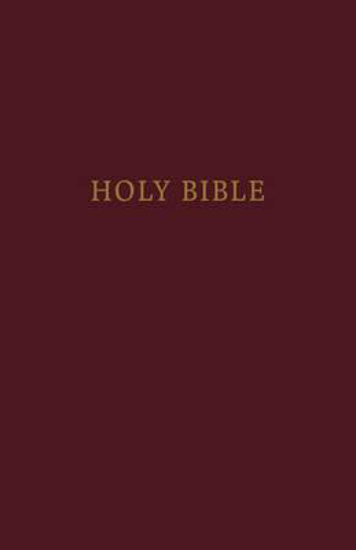 Picture of KJV Pew Bible Large Print Hardcover Burgundy Red Letter Edition