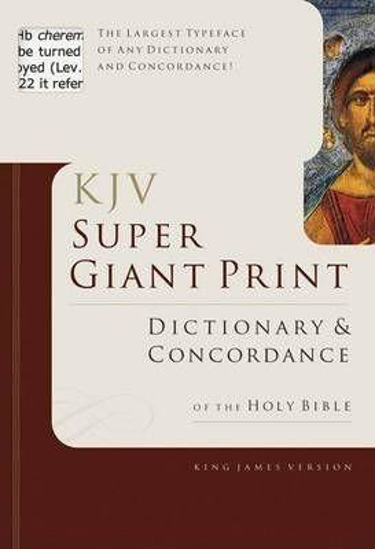Picture of KJV Super Giant Print Dictionary and Concordance Hardcover