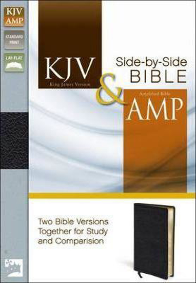 Picture of KJV/Amplified Parallel Bible Bonded Leather Black