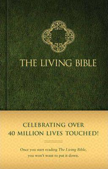Picture of Living Bible Hardcover Green Padded