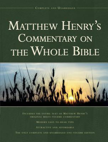 Picture of Mattew Henry Commentary on the Whole Bible Hardcover