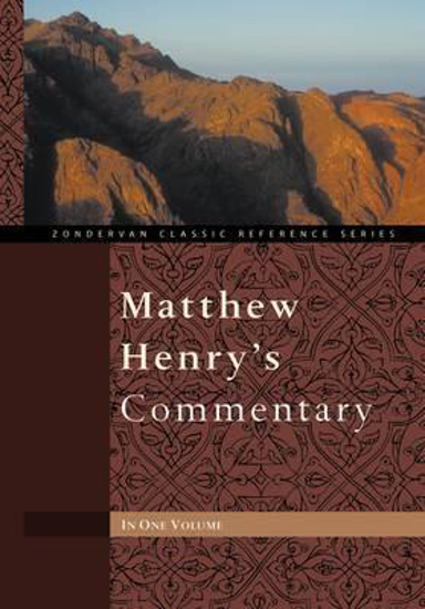 Picture of Matthew Henry Commentary Hardcover