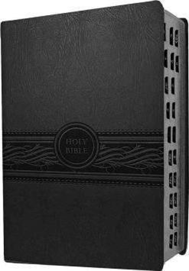 Picture of MEV BIBLE LARGE PRINT PERSONAL SIZE  INDEXED  CHARCOAL