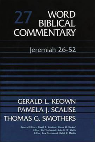 Picture of Word Biblical Commentary Volume 27: Jeremiah 26-52 Hardcover