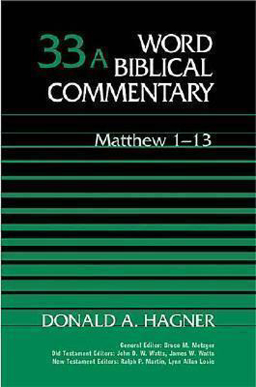 Picture of Word Biblical Commentary Volume 33A: Matthew 1-13 Hardcover