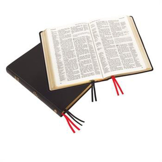 Picture of KJV Large Print Westminster Reference Bible, Black Calfskin by TBS