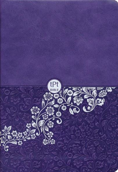 Picture of Passion Translation (TPT): New Testament with Psalms, Proverbs, and Song of Songs, compact, imitation leather, purple by BroadStreet