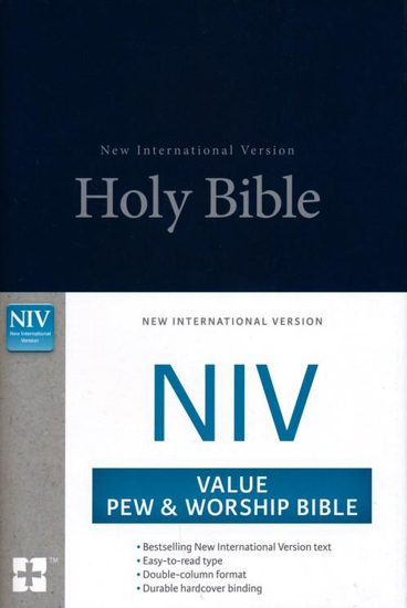 Picture of NIV Value Pew and Worship Bible--hardcover, blue by Zondervan