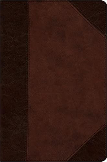 Picture of ESV Compact Bible (Trutone, Brown/Walnut, Portfolio Design) by Crossway