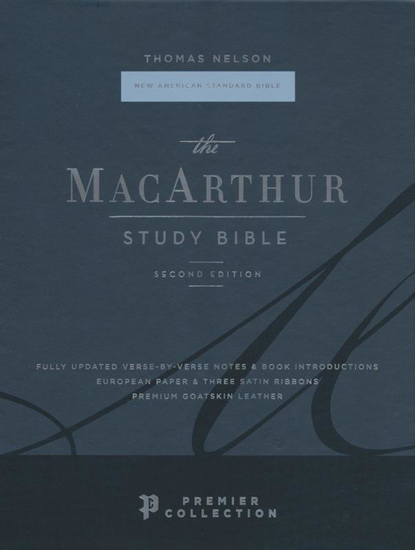 Picture of NASB MacArthur Study Bible, 2nd Edition, Comfort Print--premier goatskin leather, brown by John MacArthur