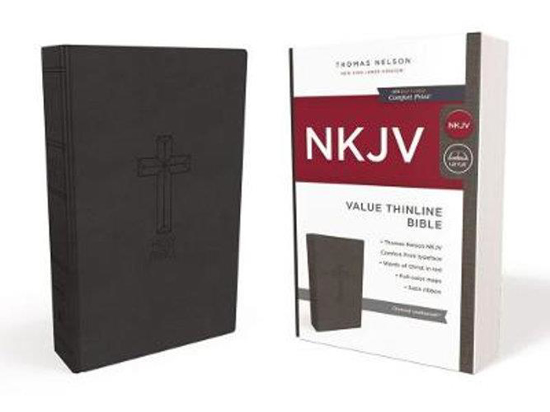 Picture of NKJV Value Thinline Bible Charcoal by Thomas Nelson