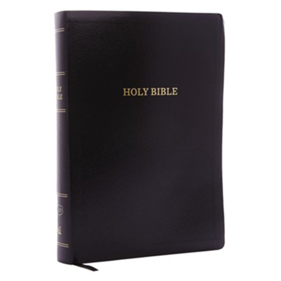 Picture of KJV Reference Bible Super Giant Print Imitation, Black by Thomas Nelson
