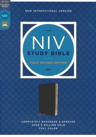 Picture of NIV Study Bible, Fully Revised Edition, black (red letter)