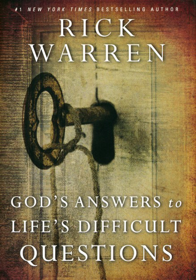 Picture of God's Answers To Life's Difficult Questions by Rick Warren