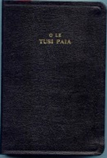 Picture of Samoan Bible Old 1887 Leather by Bible Society