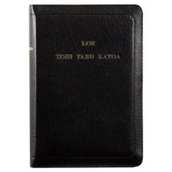 Picture of Tongan Bible West Old Imitation Leather Zip by Bible Society in Australia