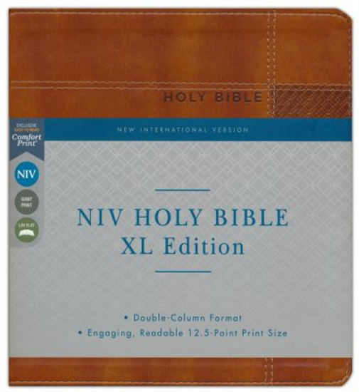 Picture of NIV Holy Bible XL Edition Brown I/L