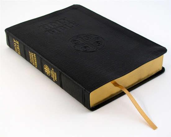 Picture of Douay-Rheims Bible (Black Genuine Leather): Standard Print Size