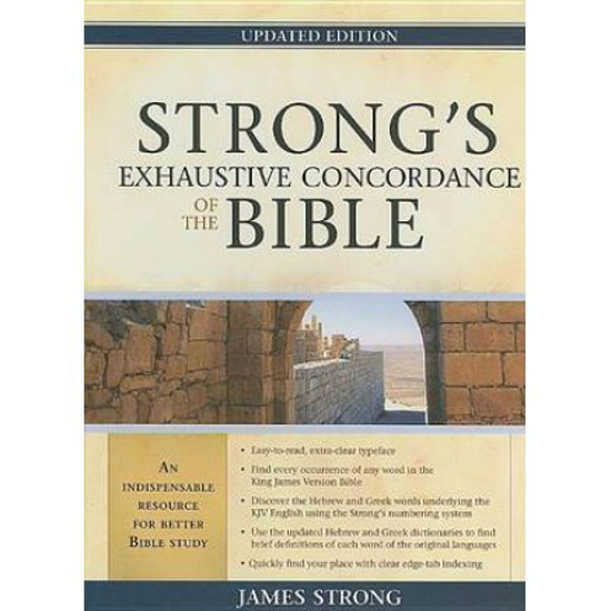 Picture of Strong's Exhaustive Concordance of the Bible