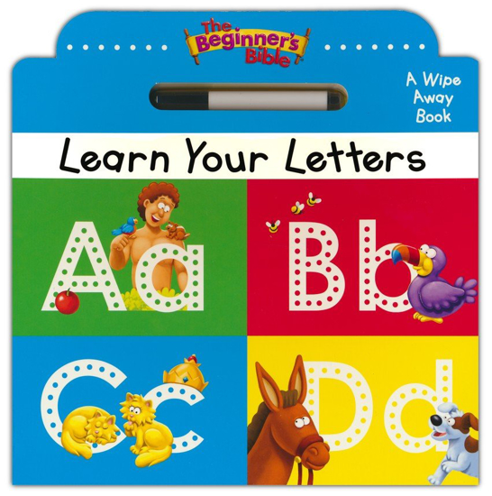 Picture of The Beginner's Bible Learn Your Letters: A Wipe Away Board Book
