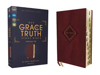 Picture of NIV Grace and Truth Personal-Size Study Bible, Comfort Print--soft leather-look, burgundy