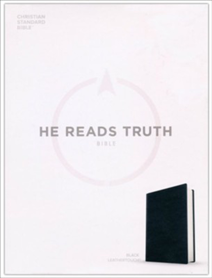 Picture of CSB He Reads Truth Bible, Black Leathertouch Imitation Leather