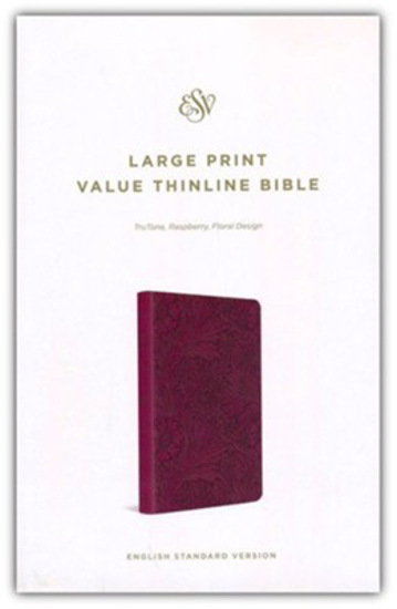 Picture of ESV Bible Compact Large Print Trutone Berry Floral