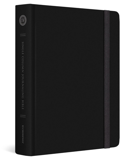 Picture of ESV Bible Journaling Single Column Hardcover Black by Crossway Books