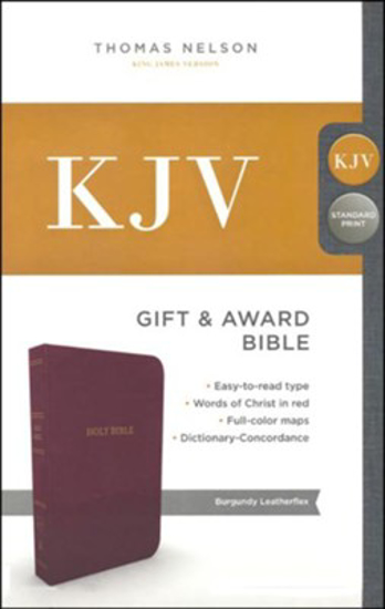 Picture of KJV Bible Gift & Award Leatherflex Red