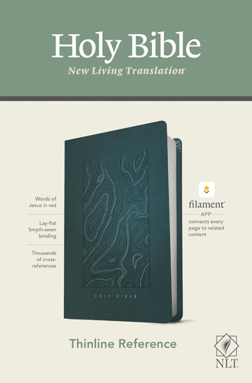 Picture of NLT Thinline Reference Bible, Filament Enabled, Soft Leather-Look, Teal